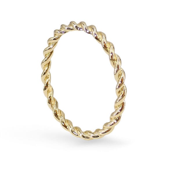 Gullring i 14kt gult gull - 50012790050